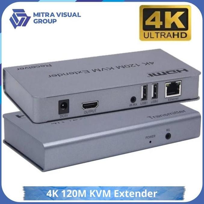 Hdmi+Usb Extender 4K 120M Kvm Extender Computer New Stok