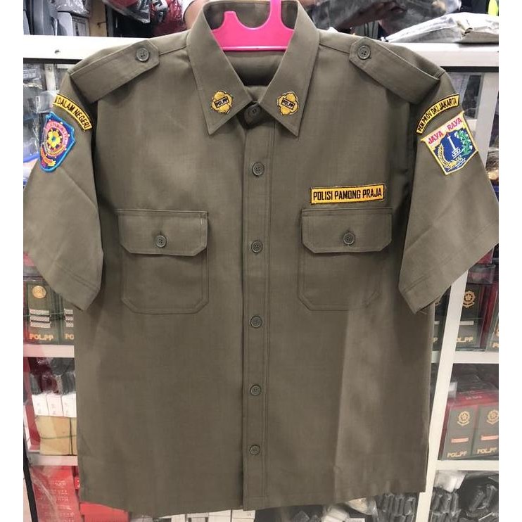 Baju PDH Pol PP Baha Luster