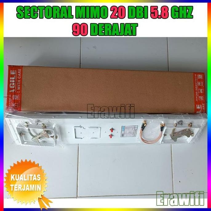 Antena Wifi Outdoor 5,8 Ghz Sectoral Mimo 20 Dbi 90 Derajat New Stok