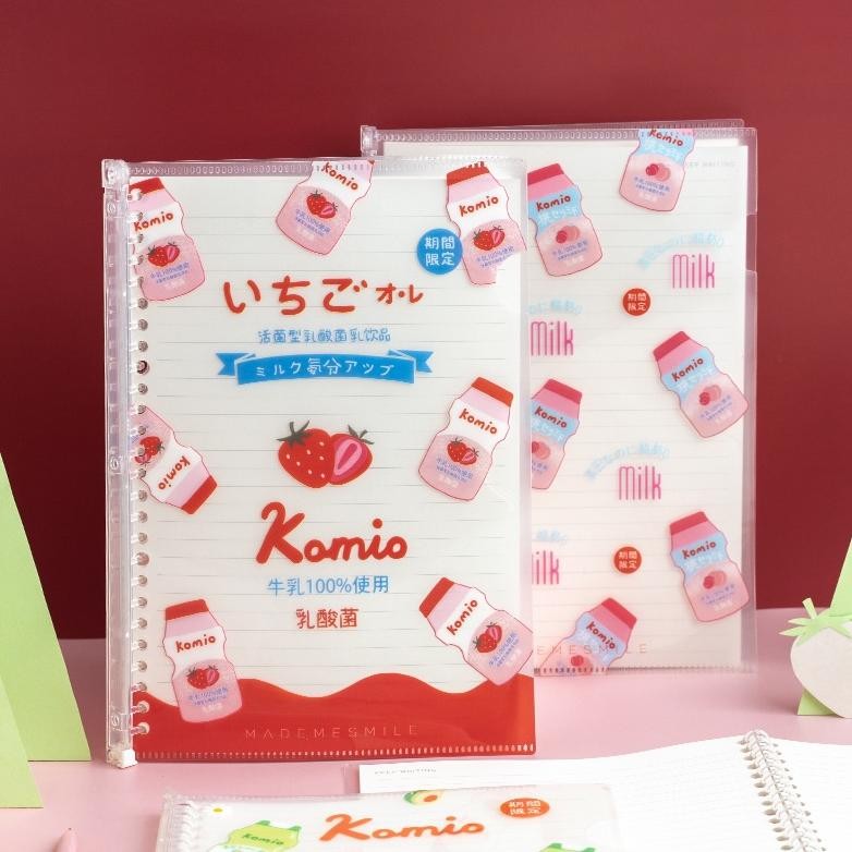 

KOMIO FRUITY MILK DRINK - A5/B5 LOOSE LEAF NOTEBOOK AST