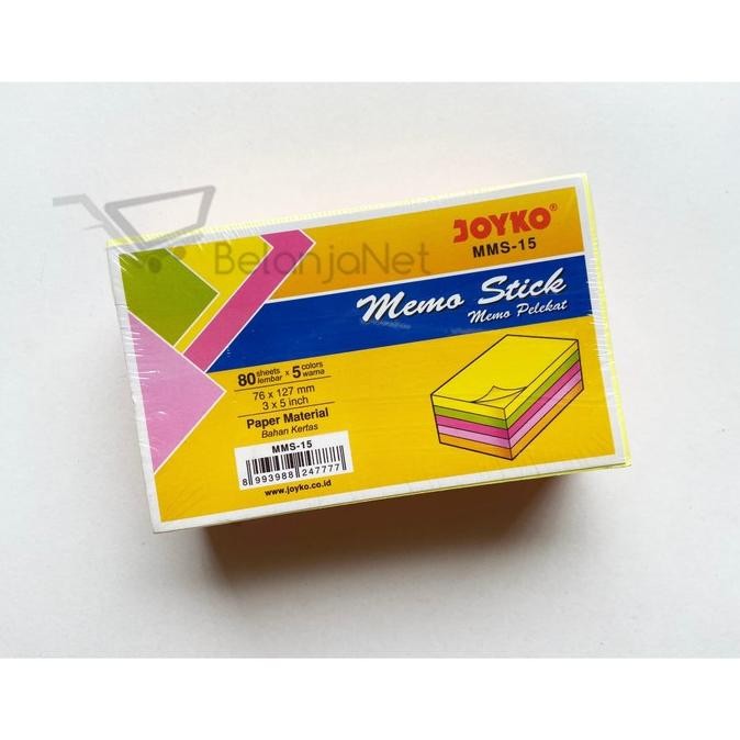 

Memo Stick | Memo Pelekat | Memo Tempel Joyko MMS-15 AST