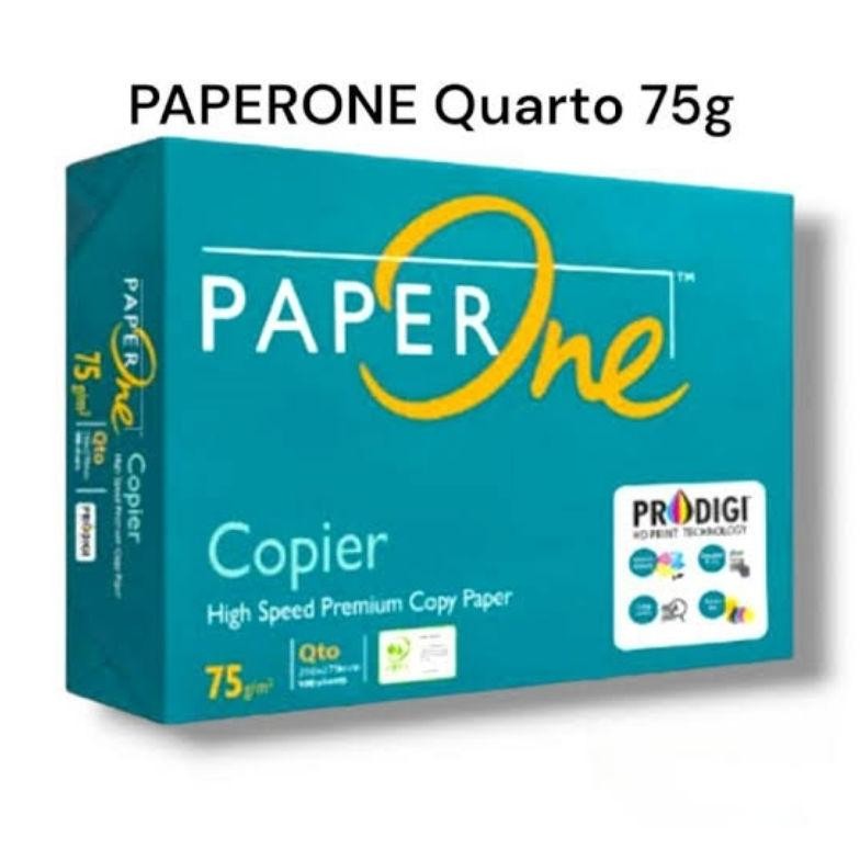 

Kertas Hvs Quarto 75 gr paperone 1 rim AST