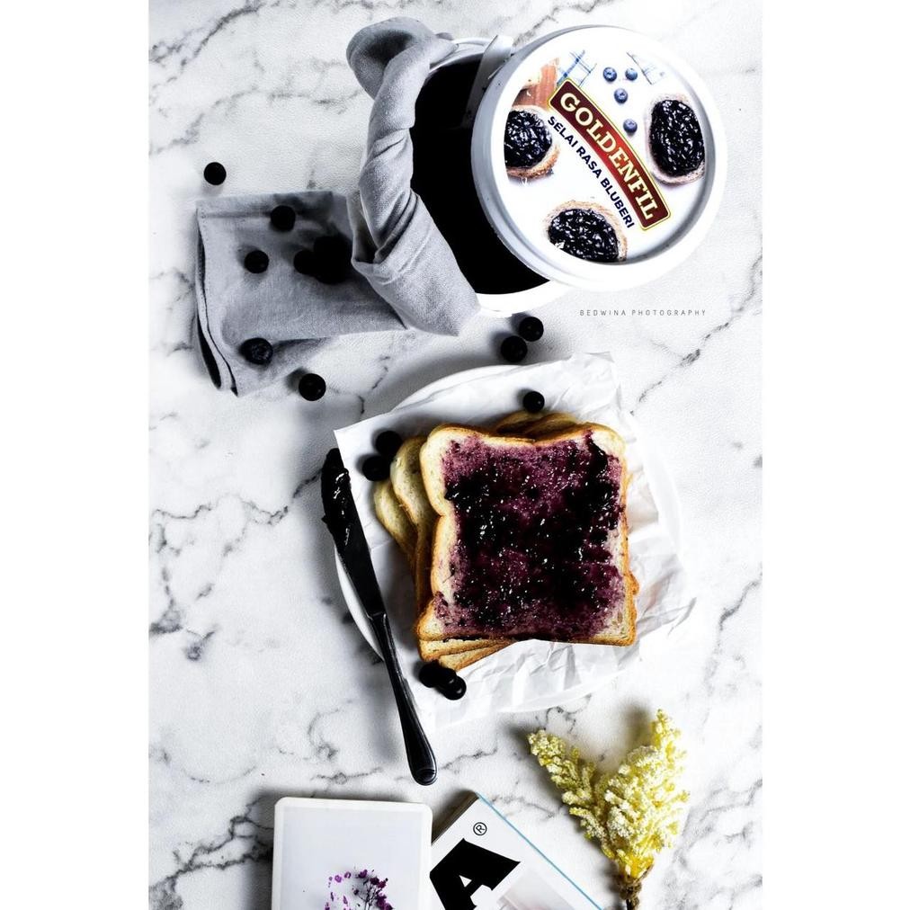 

GOLDENFIL Selai Crunchy / Spread Varian Rasa 1 KG - Choco Hazelnut Green Tea Cheese Keju Milk Blueberry Strawberry Tiramisu