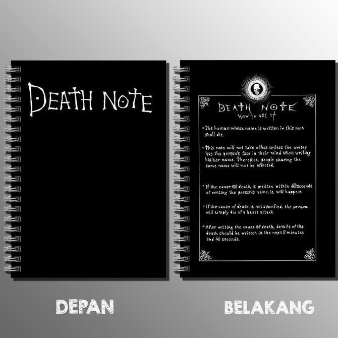 

Pocket Book/Notebook/Buku Catatan Anime Death Note Co