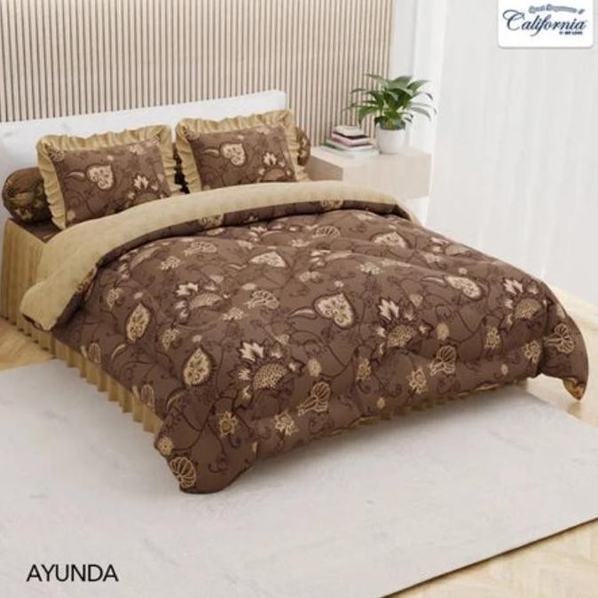 bed cover set california 180x200 sprei rumbai / bedcover california