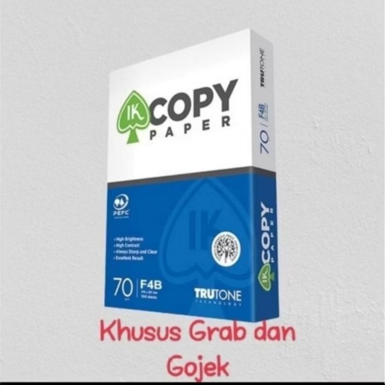 

Kertas HVS F4 Folio 70 gr Ik Copypaper / 1 Dus AST