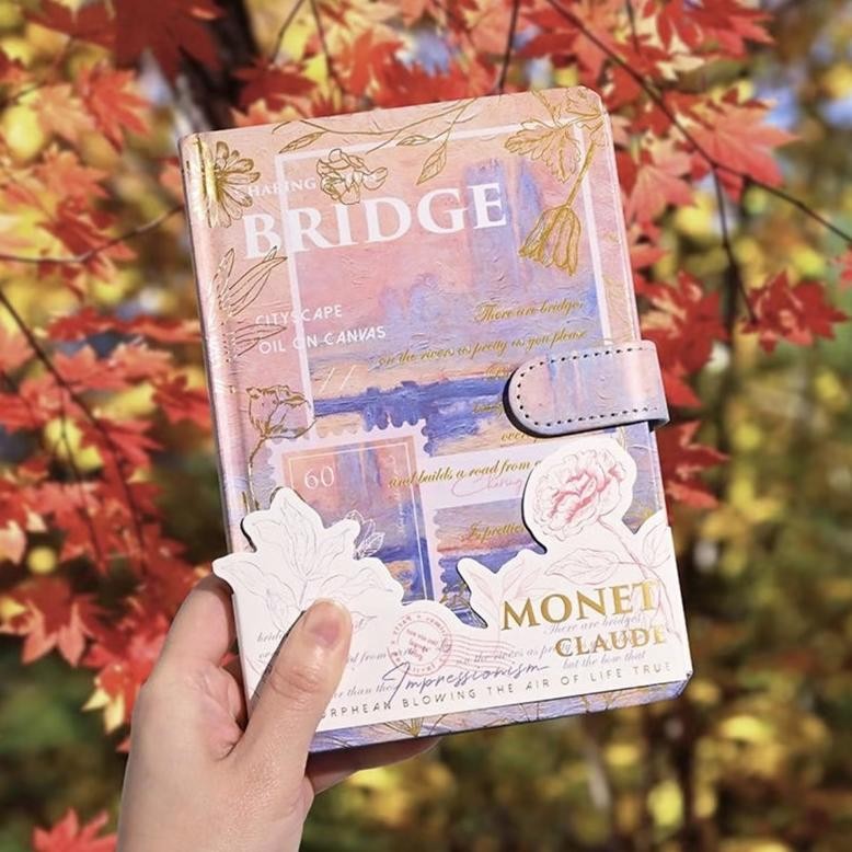

Full Color Buku Diary Hardcover Notebook Buku Book Nature Pemandangan Korea Vintage Lucu Notebook AST