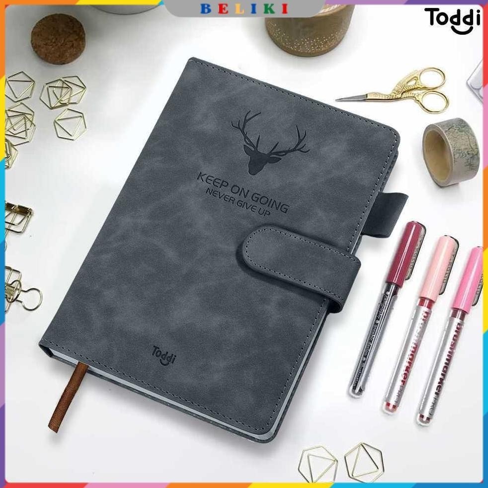 

Toddi Buku Jurnal Hardcover Notebook Diary 68GSM 360 Halaman Grid - TL5 AST