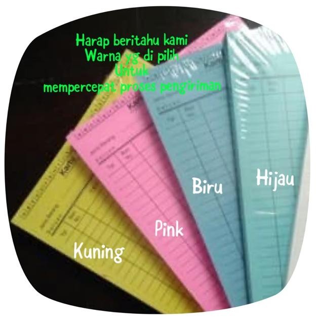 

Kartu stock warna AST