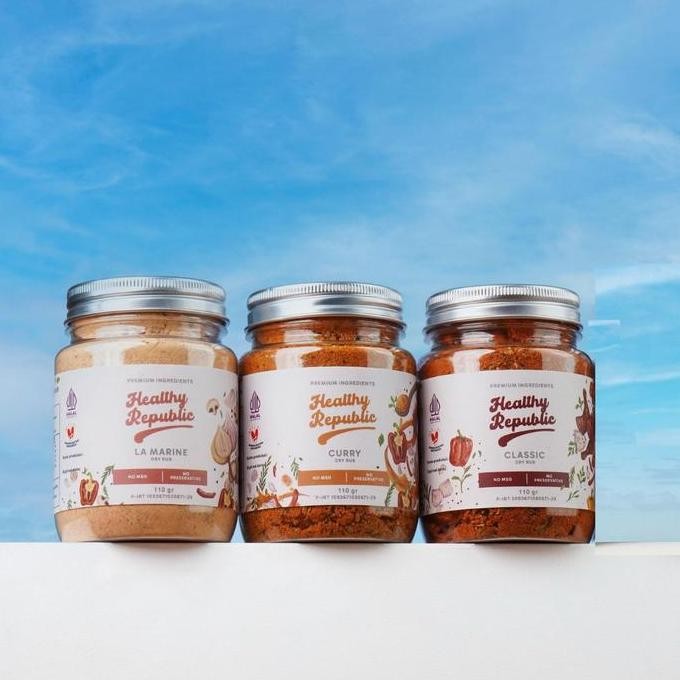 

[ Bundle 3Pcs Bebas Pilih ] Healthy Republic Dry Rub Bumbu Marinasi Dry Rub 110Gram Serba Guna