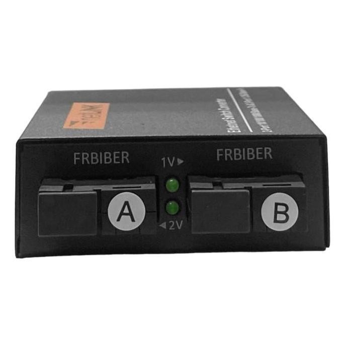 Media Converter Fiber Optic 2 Fo To 2 Lan Gigabit 1000 Mb/S Netlink New Stok