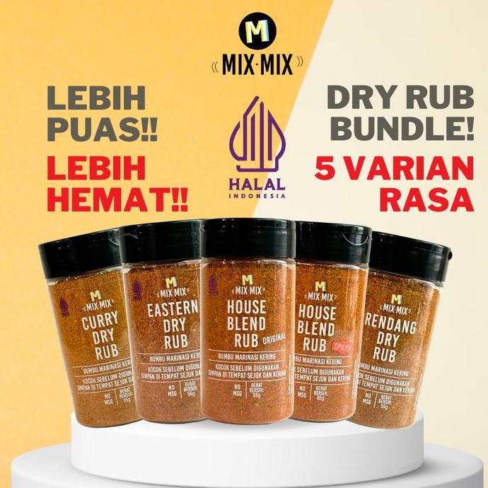

Bundle Mixmix Dry Rub Isi 5 Toples 55 Gram
