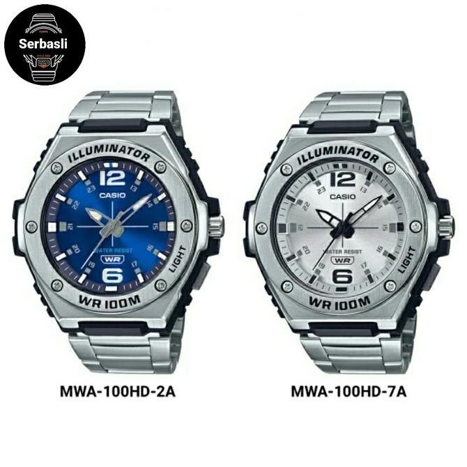 Tersedia JAM CASIO MWA-100HD / MWA100HD ANALOG ORIGINAL BERGARANSI