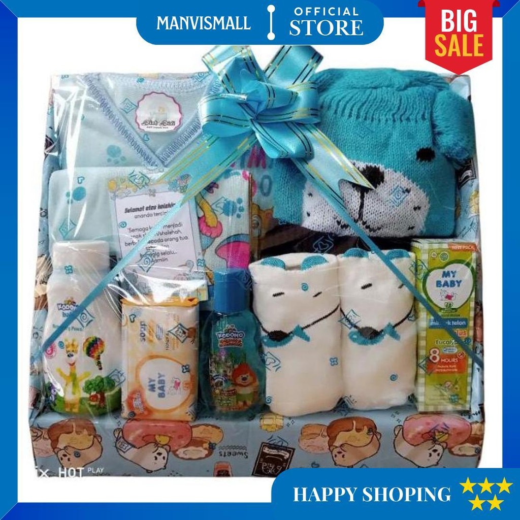 Parcel Jumbo Komplit Setelan Panjang Bayi Laki-Laki Perempuan Set Topi Rajut Sale