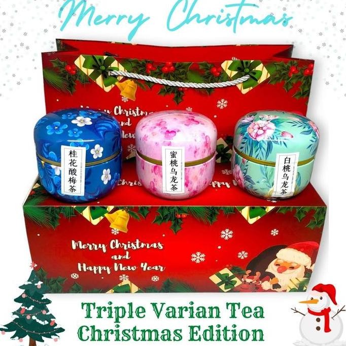 

Christmas Hampers Natal / Christmas Gift Kado Natal Triple Varian Tea