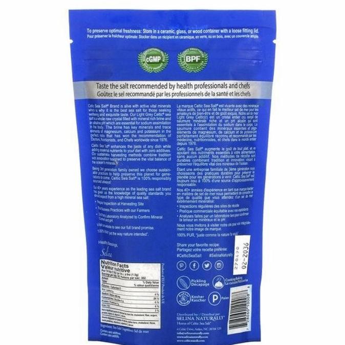 

Celtic Sea Salt Light Grey Celtic, Vital Mineral Blend, 454 Gr