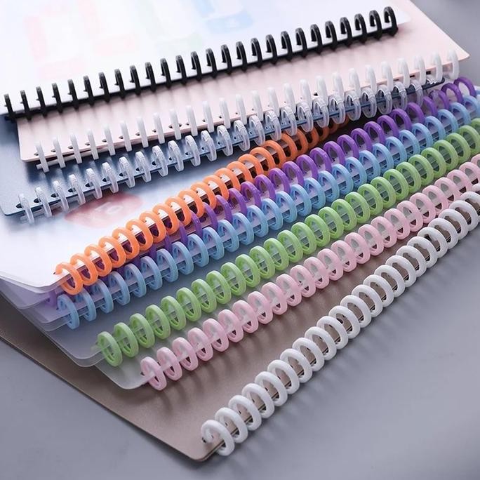 

Tm Diy Ring Binding Binder Loose Leaf 30 Lubang Spiral Bahan Plastik Ukuran A4 Dan B5 S113 Co