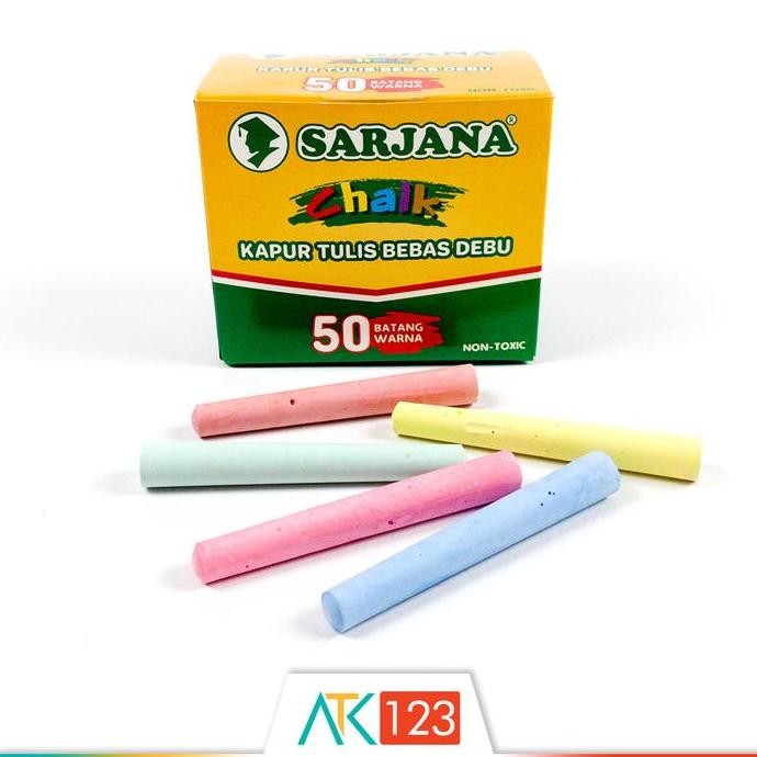 

Kapur Tulis Warna Sarjana Cii 505 Isi 50 Batang Co