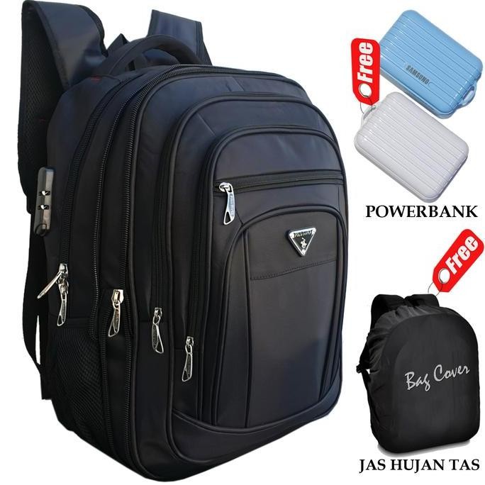 Tersedia [JURAGAN TAS] RANSEL POLO SUPER IMPORT ORI UKURAN 20 INCHI JUMBO TAS PRIA TAS RANSEL KUNCI 