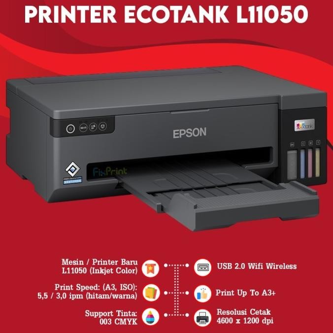 Printer Epson L 1300 Printer A3+L1300 Resmi New Stok