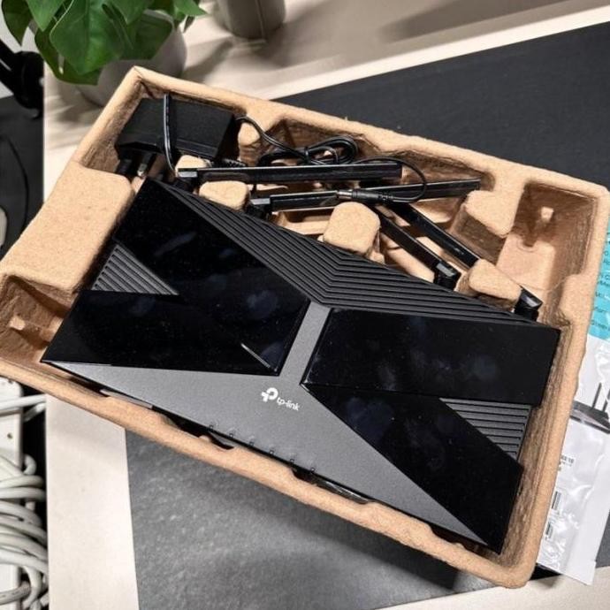 Tp-Link Ax3000 Wifi 6 Router Tp Link Router Ex511 Acces Point Dual-Band Gigabit Ports New Stok