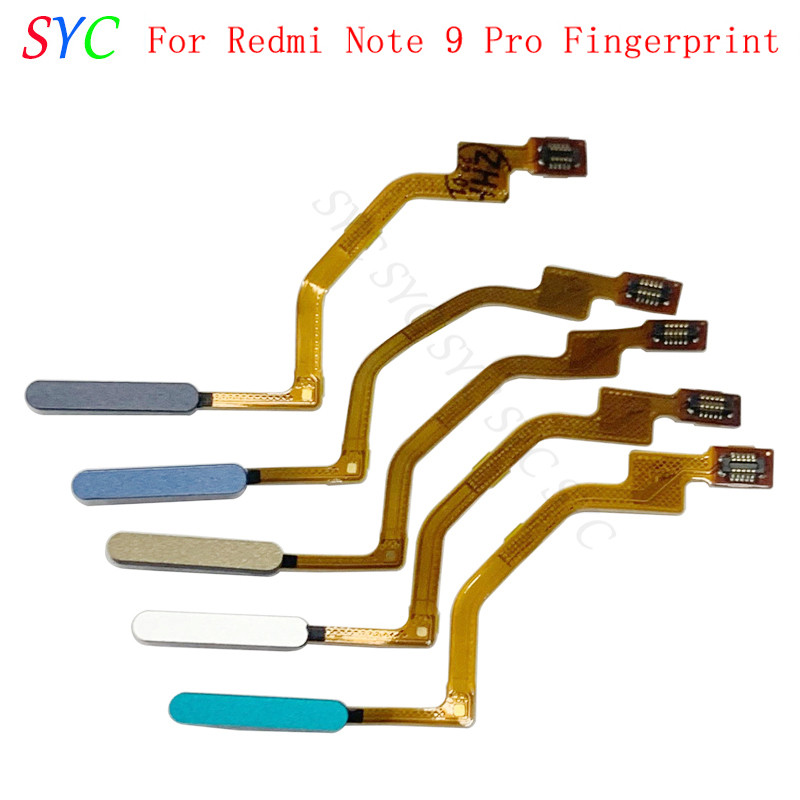 

Kabel fleksibel tombol sensor sidik jari untuk suku cadang perbaikan pemindai sentuh tombol daya red
