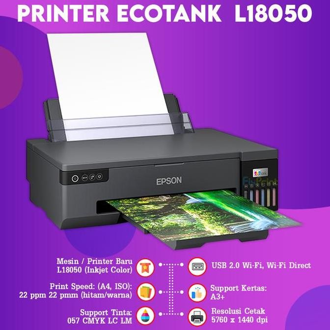 Printer Epson L 1300 Printer A3+ L1300 Resmi New Stok