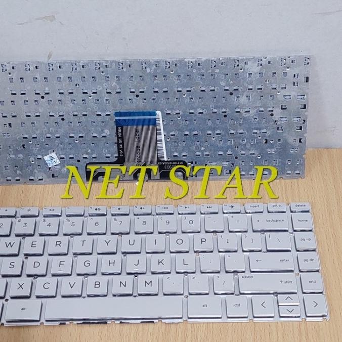 Keyboard Laptop Hp 14S-Dq0508Tu 14S-Dq2518Tu 14S-Dq2622Tu Silver -Nstar New Stok