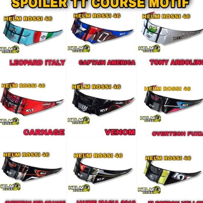 [Allthebest] Spoiler KYT TT COURSE TTC 3D GPR Motif Jaume Masia Leopard Dalla Porta