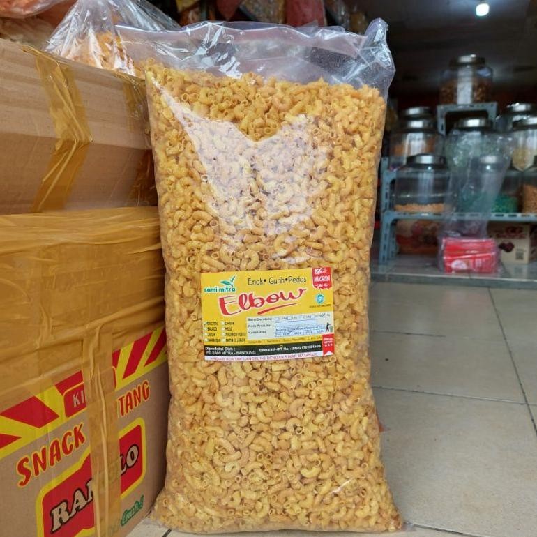 

1Kg Makaroni Bantat Balado Dan ORI Makaroni Elbow Premium Snack Kiloan Murah Alma.SNACK