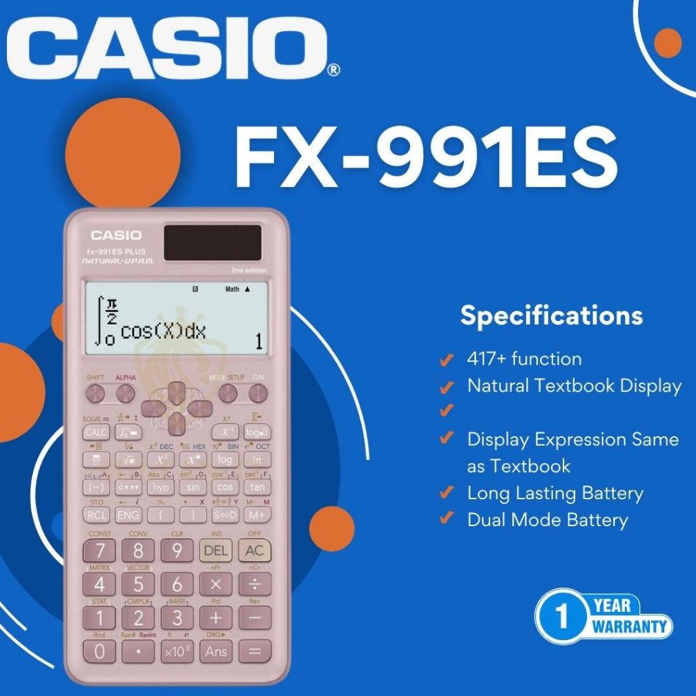 

Kalkulator Casio FX-991ES Plus 2nd Edition Original