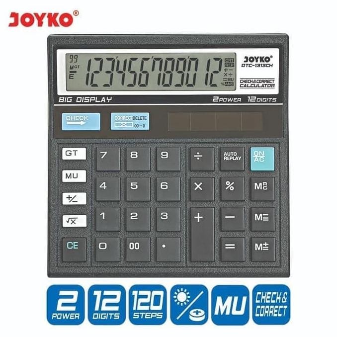 

Calculator / Kalkulator Joyko DTC-1313CH / 12 Digits / Check Correct SHABG