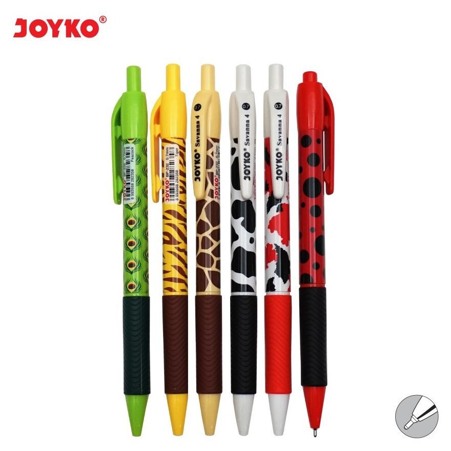 

Pulpen / Ballpoint Joyko BP-232 Motif Savana 0,7 mm - Lusinan (12 pcs)