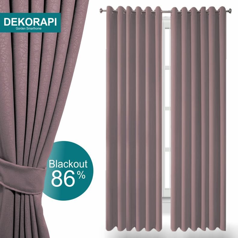 DEKORAPI GORDEN BLACKOUT PREMIUM (tinggi 210,220,230)