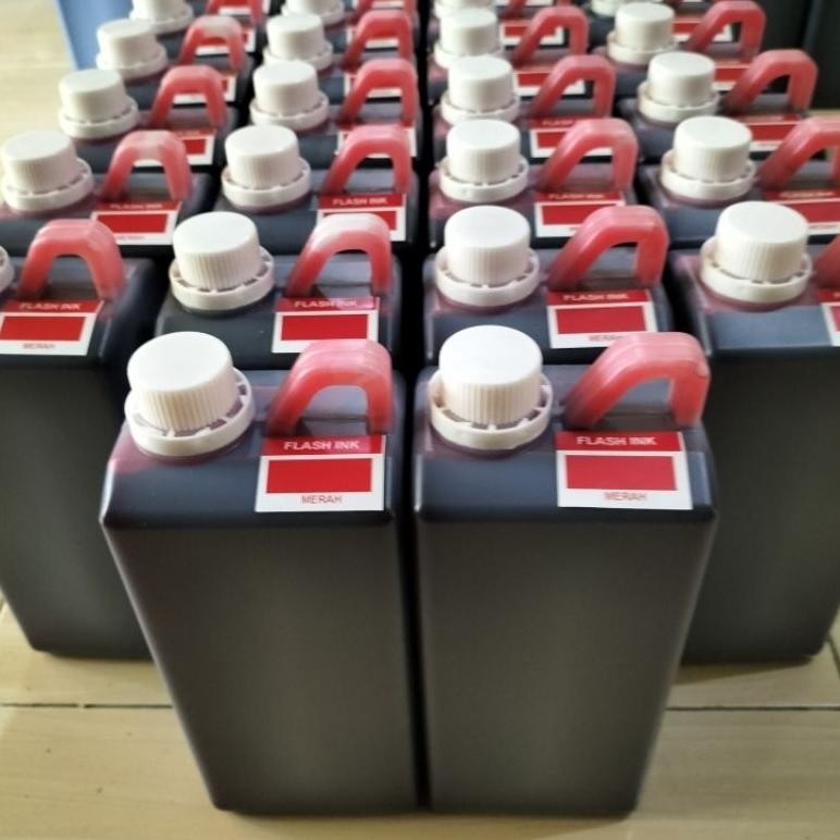 

TINTA STEMPEL FLASH OTOMATIS/ FLASH, ALL VARIAN WARNA ,isi 1,1 kg ,kemasan 1 liter
