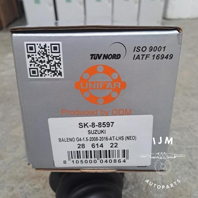 CV Joint As Roda Assy Kiri Suzuki SX4 & Neo Baleno Matic Unifar