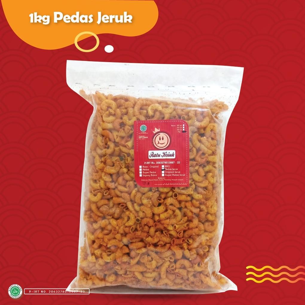 

(TERMURAH) 1Kg Makaroni Khas Tasikmalaya By Ratu Kriuk