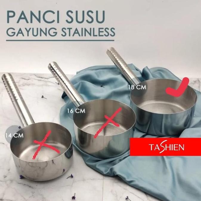 

Panci Susu Gayung Stainless ln
