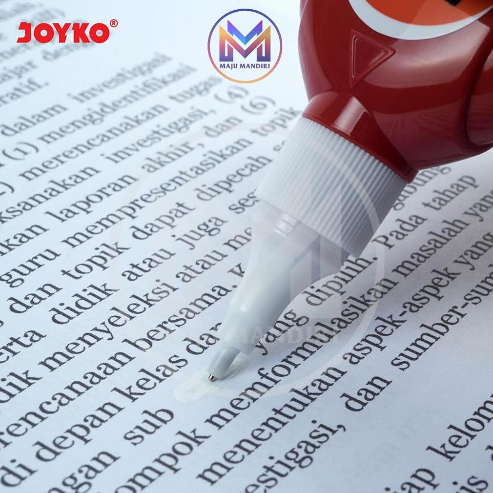 

Correction Pen Fluid Joyko JK 01 / Tipx Cair Botol Merah JK 01