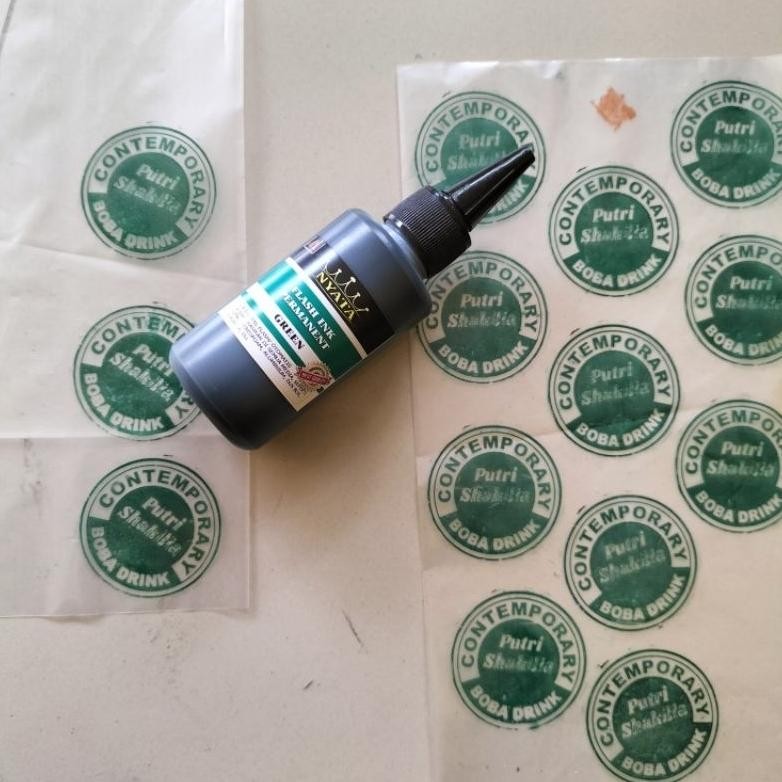 

TINTA PERMANENT FLASH MEDIA PLASTIK dan DLL . isi 500 ml