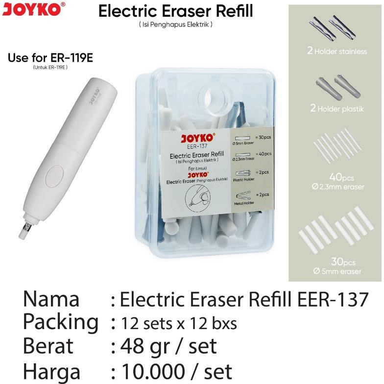 

Er119e Kipas dan Penghapus Elektrik 2 in 1 / Electric Eraser and Fan New Model Er-119E