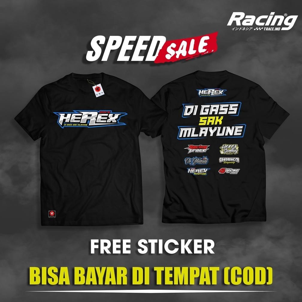 Promo Kaos Herex Di Gass Sak Mlayune Kaos Honda Trace Kaos Honda Genk Kaos Motor Cb Kaos Herex Origi