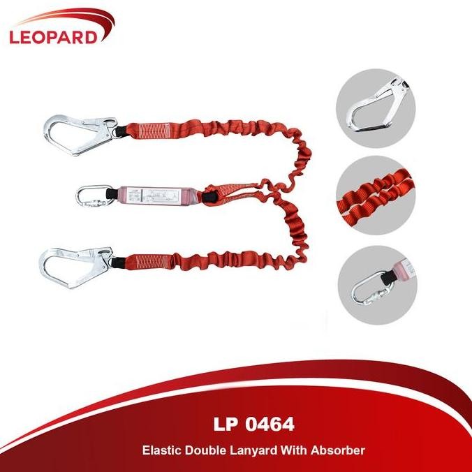 

Elastic Double Lanyard With Absorber "Lanyard" Lp 0464 Co