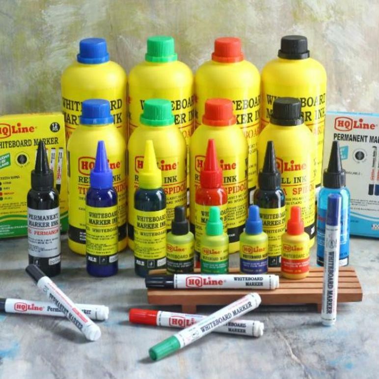 

Refil / Isi Tinta Spidol Whiteboard HQ Line 100 ml