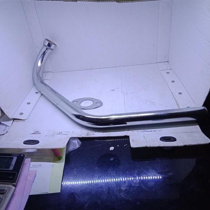 Leher Knalpot/Sambungan Knalpot Vixion-New Vixion Chrome Terbaru