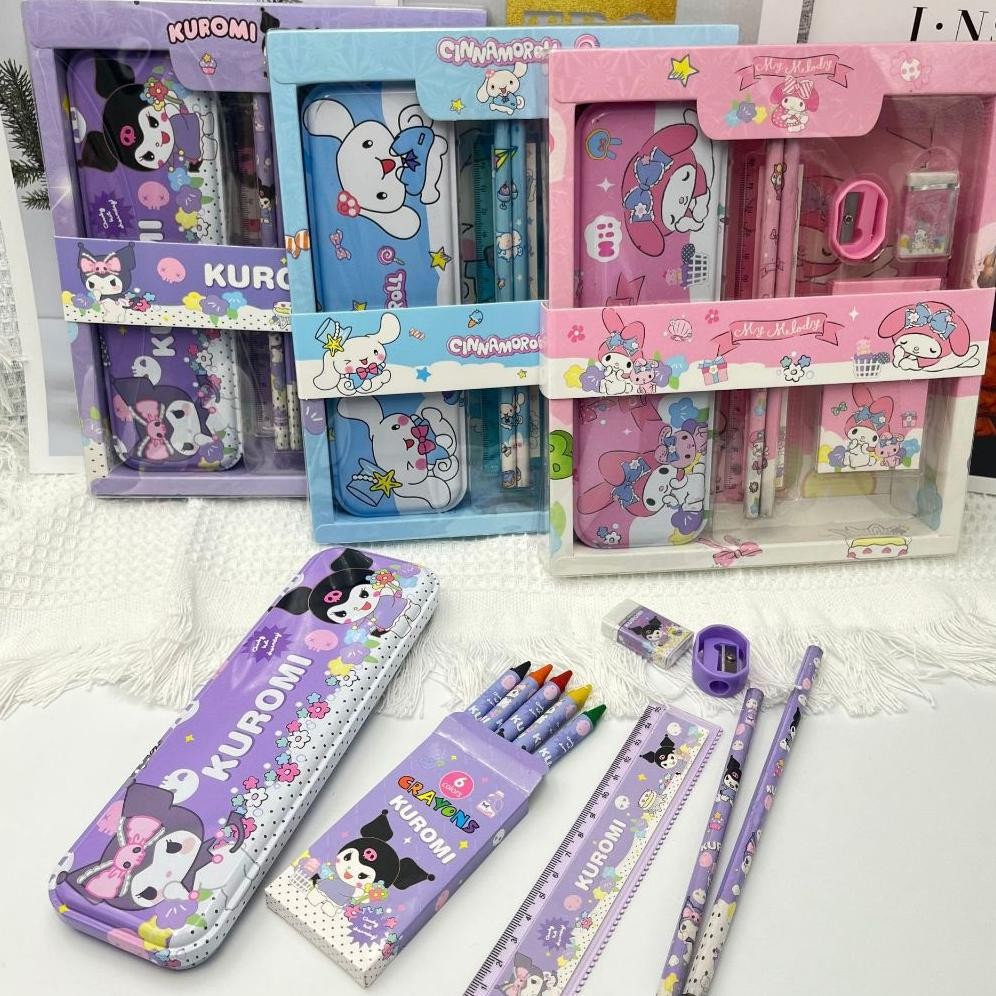 

Uk-75 (Ats) Paket Alat Tulis Sanrio/Stationery Set/Study Set Sanrio KuromiCinnamoroll My Melody Uk-75