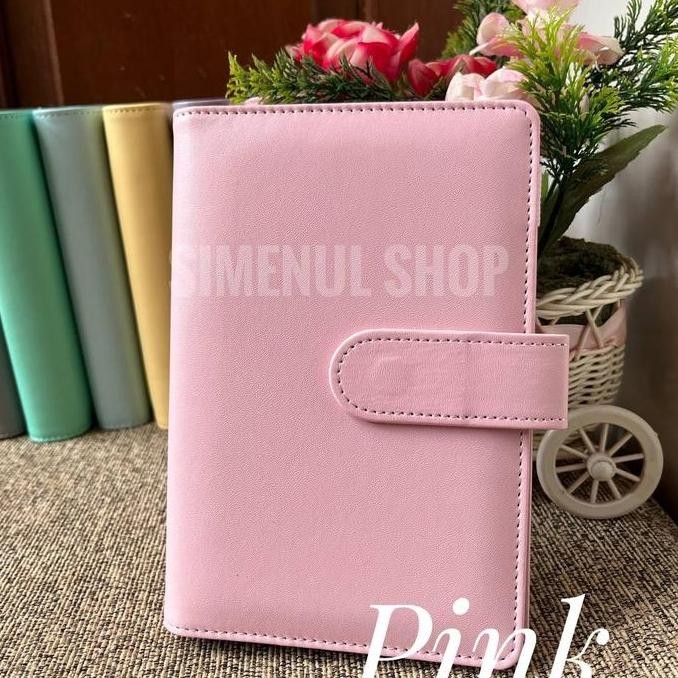 

Binder LOGAM MULIA A6 6 Ring / Album Koleksi Emas Antam Motif Polos lc