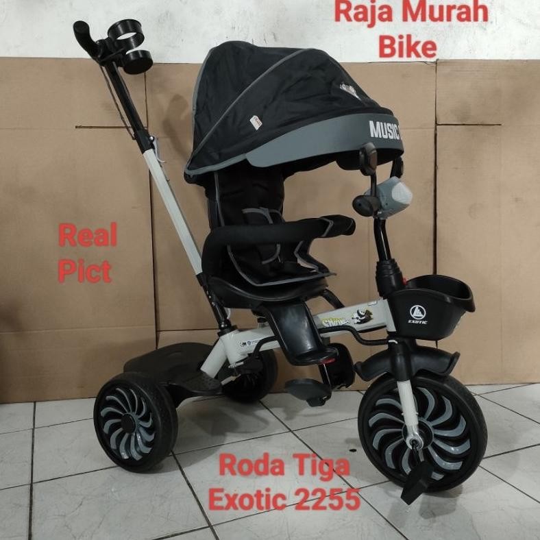 Sepeda Anak Roda Tiga Exotic 2255 Rebahan Sepeda Stroller Roda Tiga Exotic 2255 AST