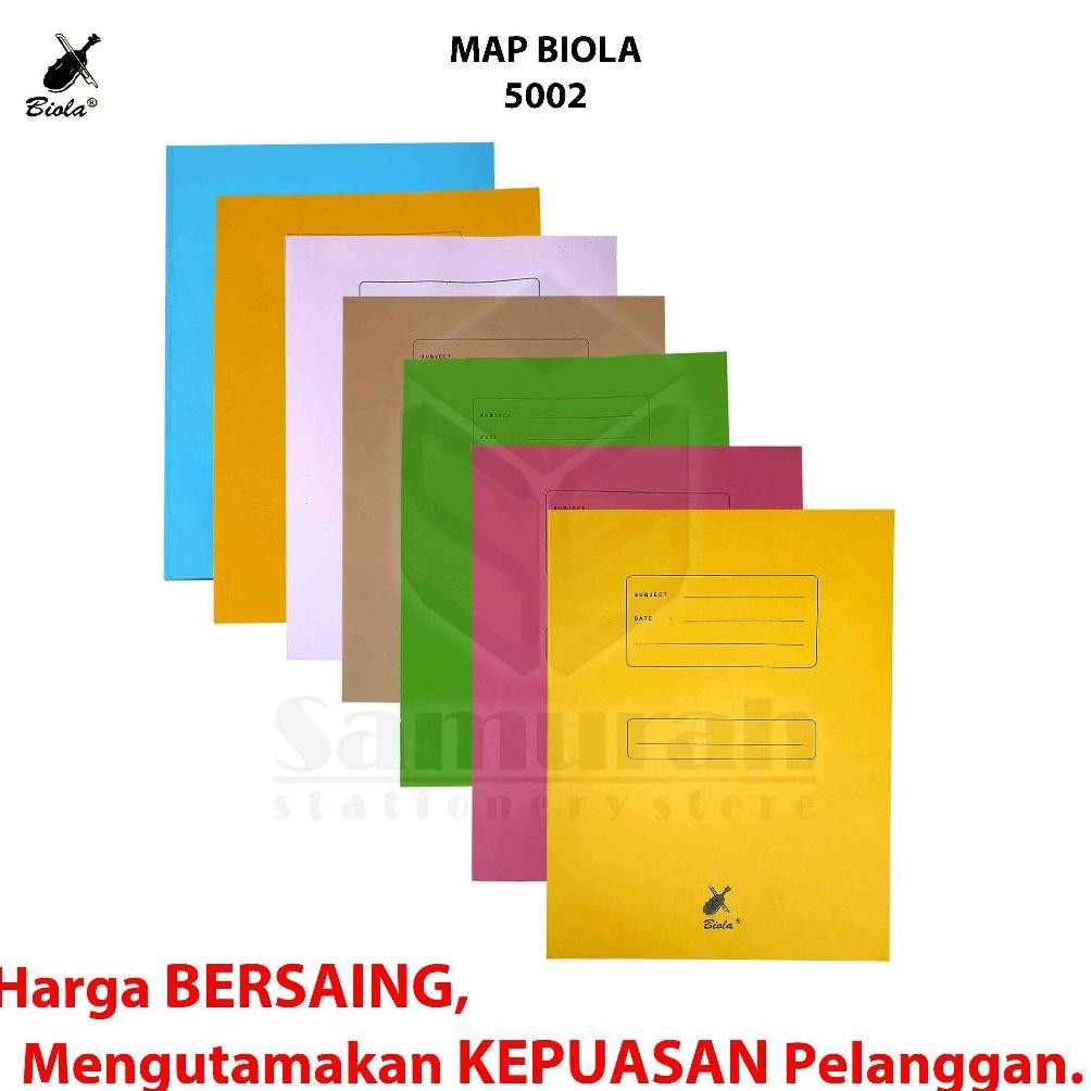 

Map BIOLA 5002 ( bahan Bufalo ) ukuran Folio / Stopmap Berkas Kertas Dokumen F4 Tanpa SNELL / acco 25 x 34 cm
