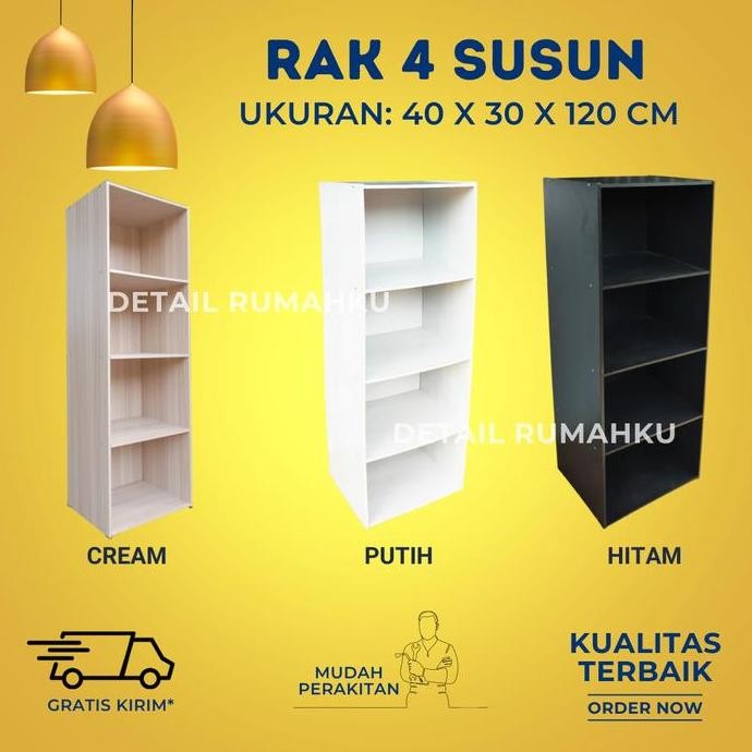 Lemari Rak Buku Serbaguna Lemari Filing Minimalis Modern Co